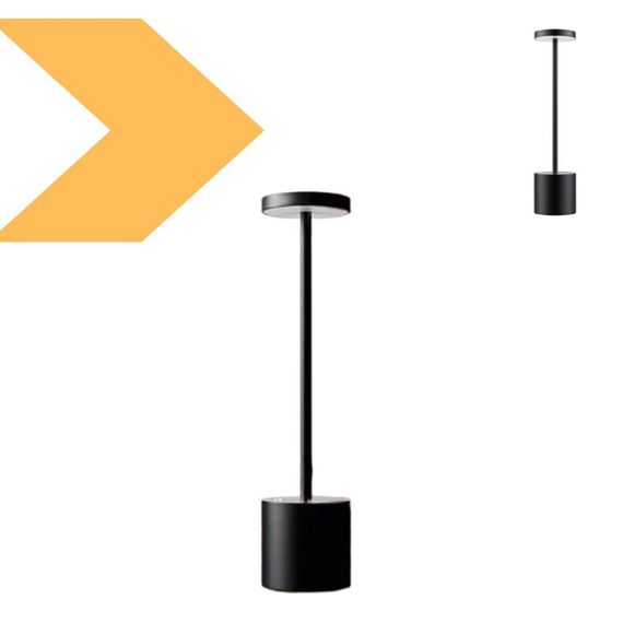 Настільна LED лампа з сенсорним керуванням XPRO HSY-T812-1, чорна (46153-HSY-T812-1_162) | Зображення 1