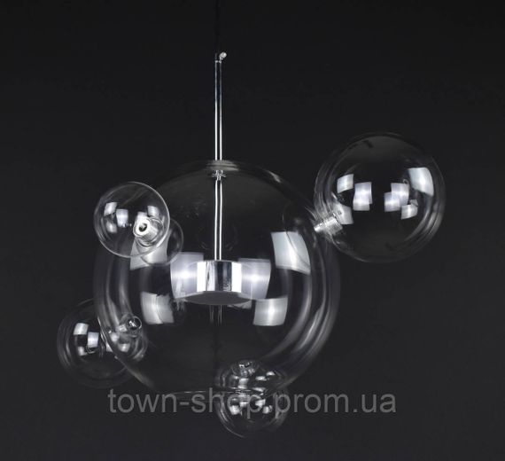 Люстра потолочная LED AA397-300+4-cr Бронза 50-180х51х51 см. | Зображення 3