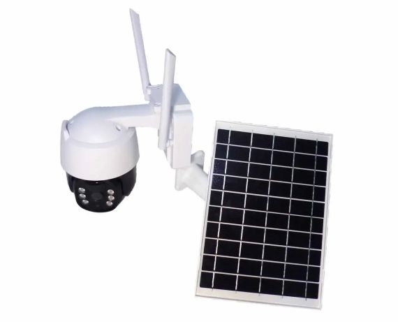 Поворотна погодозахисна сонячна камера безпеки 4G solar cam 1080P | Зображення 2