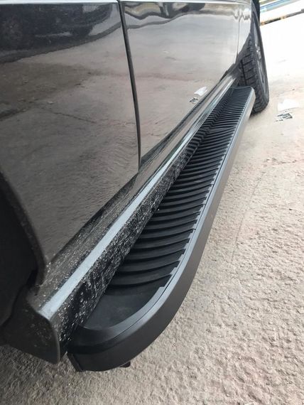 Бокові пороги Tayga Black (2 шт., алюміній) для Range Rover III L322 2002-2012 рр | Зображення 3