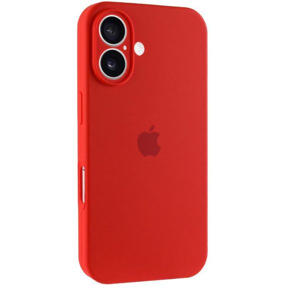 Чехол Silicone Case Full Camera Protective (AA) для Apple iPhone 17 (6.3") Красный / Red