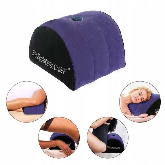 Надувная многофункциональная подушка для секса Urnight с отвестием для фаллоимитатора | Зображення 6