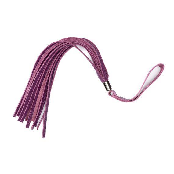 Флогер з натуральної шкіри Flirty Soft Leather - Violet, BM-00024 Sex Aura | Зображення 1