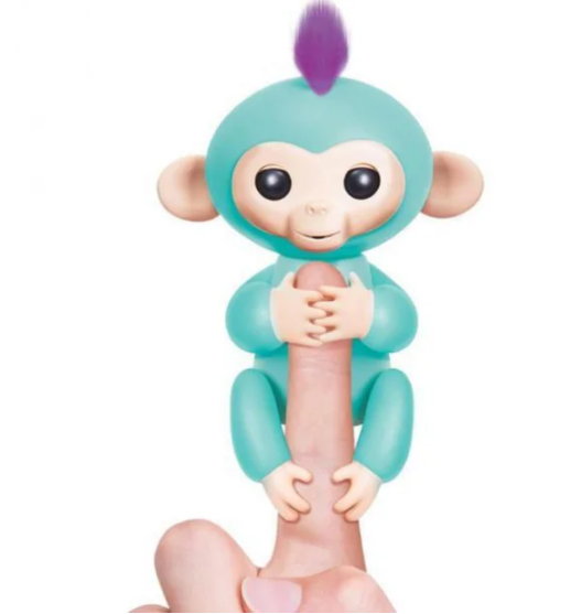 Мавпа інтерактивна на палець Happy Monkey Fingerlings quality рожева | Зображення 6