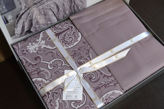 Постільна білизна First Choice Cotton Satin 200х220 Delmor Lilac | Зображення 4