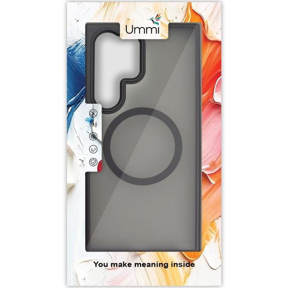 Чохол Ummi Colorful with MagSafe для Samsung Galaxy S25 Ultra Чорний / Black | Зображення 5