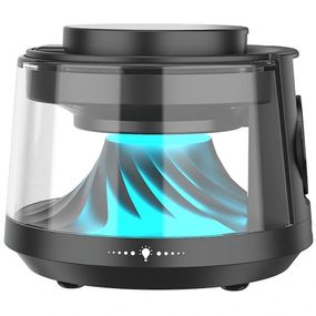 БЗУ WIWU Wi-W039 Flow 5in1 wireless charger with Speaker & Night Light 15W Black