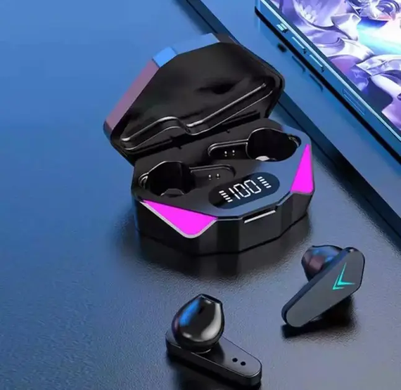 Беспроводные игровые наушники X 15 с RGB LED подсветкой и шумоподавленным | Зображення 2
