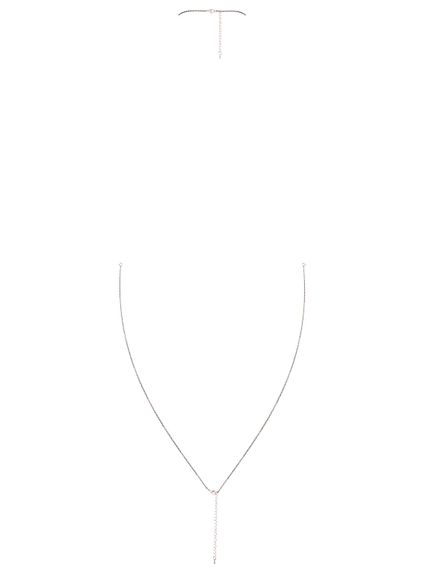 (SALE) Ланцюжок для бюста з кулоном-зіркою Obsessive Bijou 902 | Зображення 3