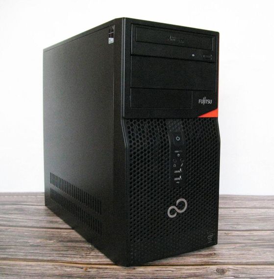 Ігровий ПК Fujitsu Esprimo P420 E85+ Tower / Intel Core i5-4430 (4 ядра по 3.0 - 3.2 GHz) / 16 GB DDR3 / 128 GB SSD + 500 GB HDD / nVidia GeForce GTX 745, 2 GB GDDR3, 128-bit / DVD-RW / Win 10 Pro + Кабель живлення б/в | Зображення 3