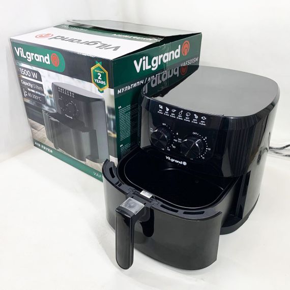 Фритюрниці електрична ViLgrand, Фритюрниця професійна, Повітряна фритюрниця для закусок без масла KQ-98 | Зображення 4