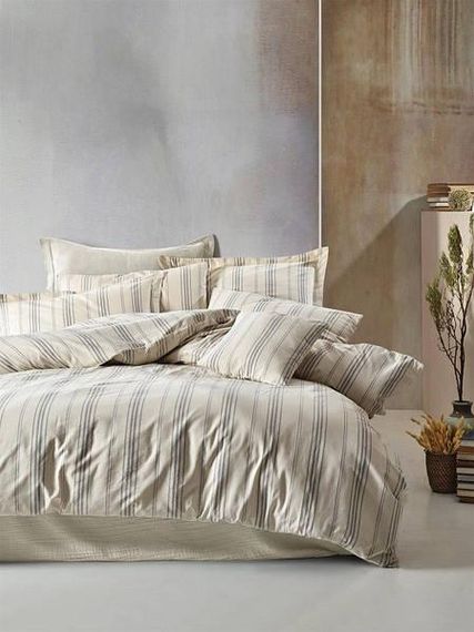 Постельное белье Belizza Natural grey Ранфорс Хлопок Евро размер