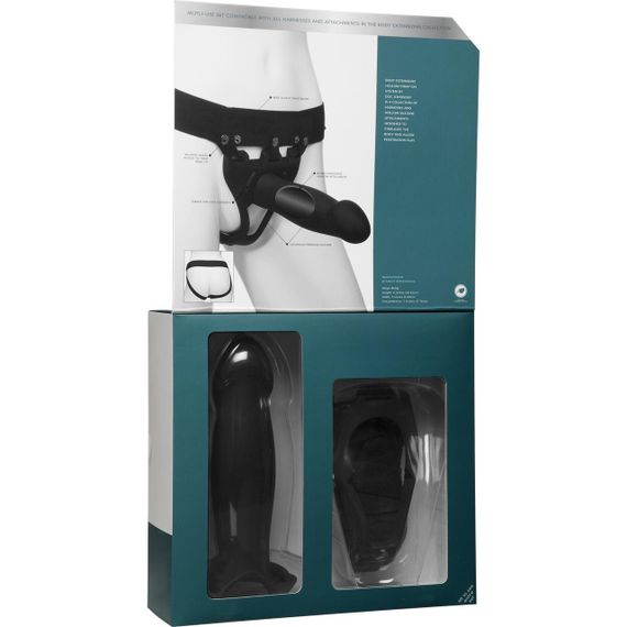 Страпон унісекс Doc Johnson Body Extensions – Be Bold, порожня насадка sexstyle | Зображення 6