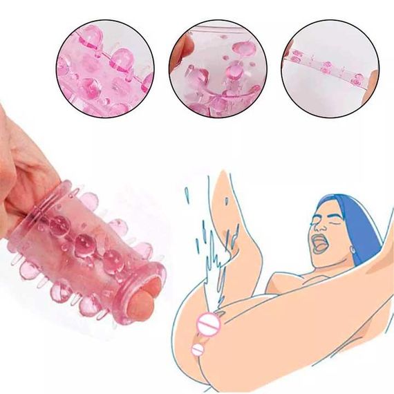 Еластична рельєфна насадка на пеніс | Зображення 3