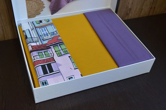 Комплект постельного белья Charlotte Duz Boya 200x220 см Cartoon Town | Зображення 2