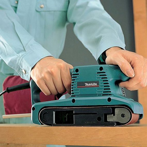 Шліфмашина стрічкова Makita 9910 (650 Вт, 76 x 457 мм, 270 м/хв) | Зображення 3