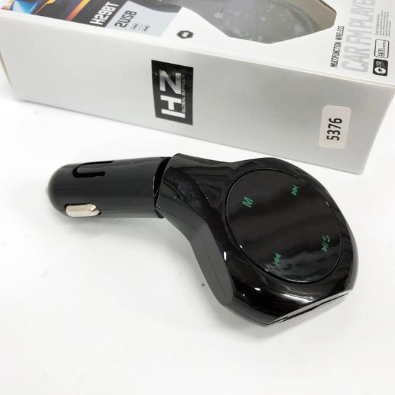 Бездротовий передавач для музики в автомобіль H29, Mp3 bluetooth usb fm модуль, Блютуз фм передавач QD-58 | Зображення 4