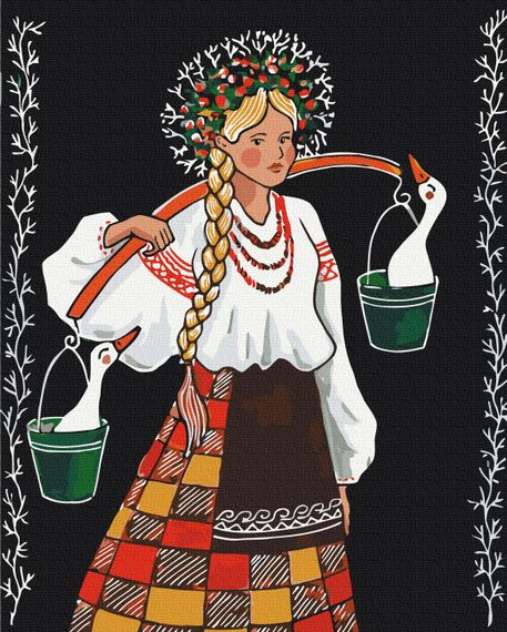 Несёт Аня гусей © ANNART