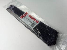 Хомут пластиковий APRO 370х4 (100 шт. в уп.) чорний, 1 ПАКОВКА (CT-B4370)