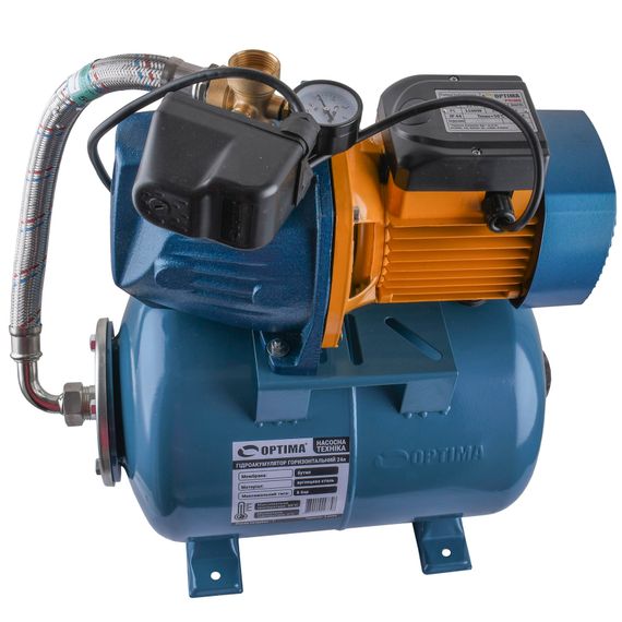 Насосна станція Optima JET100 PRIME-24 бак 1,1кВт на гребінці (23275) | Зображення 1