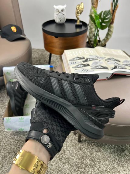 Чоловічі кросівки Ad5das X_PLRPATH All Black весна / літо / осінь A3840 | Зображення 6