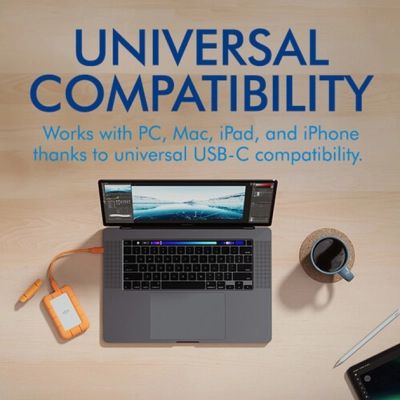 Накопитель SSD USB Type-C 4TB Rugged Mini LaCie (STMF4000400) | Зображення 7