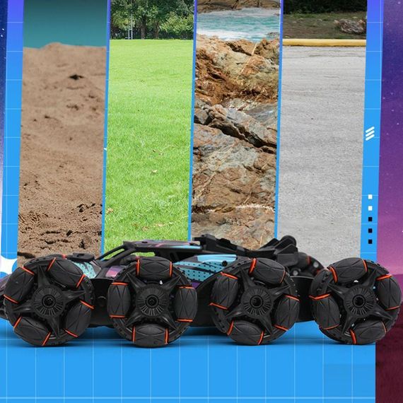 Дитячий восьмиколісний джип на радіокеруванні SHT 2330 2.4G (with 2 remote) Violet | Зображення 1