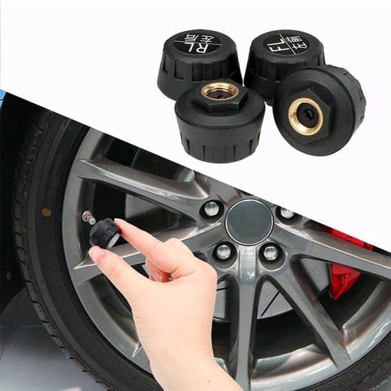 Система контролю тиску в шинах із зовнішніми датчиками TPMS+SOLAR / Датчик тиску шин із сонячною батареєю | Зображення 3