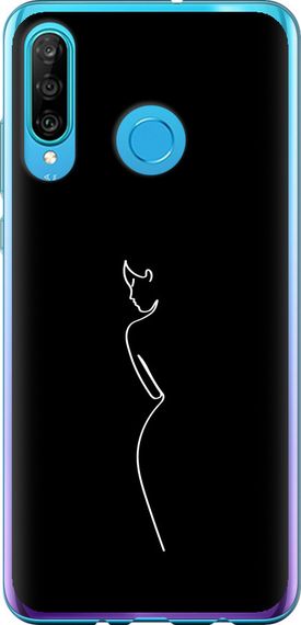 Чехол на Huawei P30 Lite Силуэт1 "4590u-1651-17620"