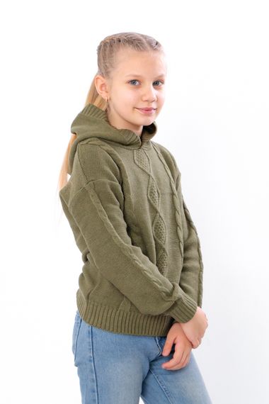 Джемпер для дівчинки (підлітковий) Носи своє 116 Зелений (p-16020-184331) | Зображення 2