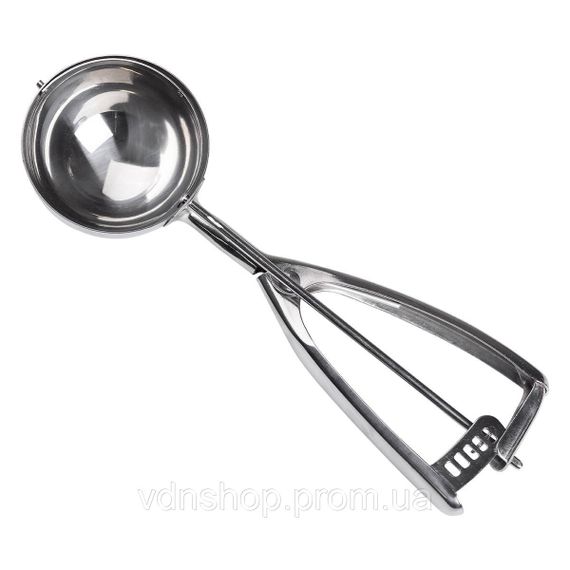 Кругла ложка для морозива 23×6,5 см з нержавіючої сталі HP-19-20-7.2x23CM | Зображення 1