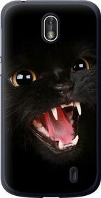 Чехол на Nokia 1 Чёрная кошка "932u-1373-17620"