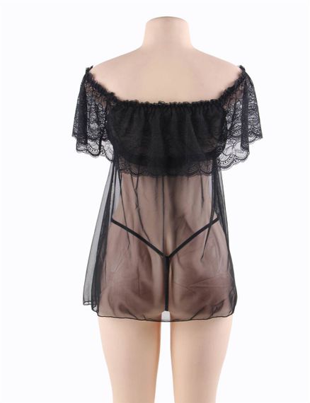 Сукня Star Night Sexy Babydoll чорна XS-S | Зображення 4