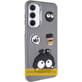 Чехол TPU Leather Toys для Motorola Moto G15 4G Monster / Grey