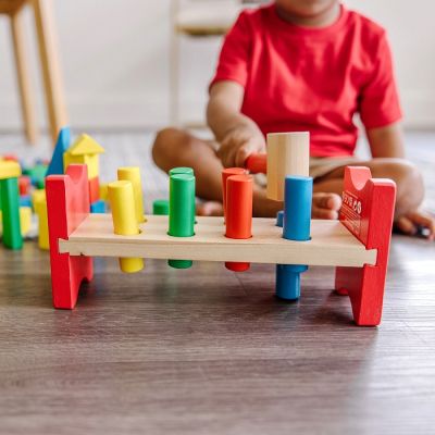 Розвиваюча іграшка Melissa&amp;Doug МЕГА-набір Кубики/Сортер/Стучалка (MD93685) | Зображення 4