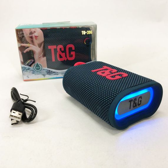 Колонка на акумуляторі зі світломузикою TG396, Bluetooth колонка для вулиці Портативна блютуз JZ-49 | Зображення 7