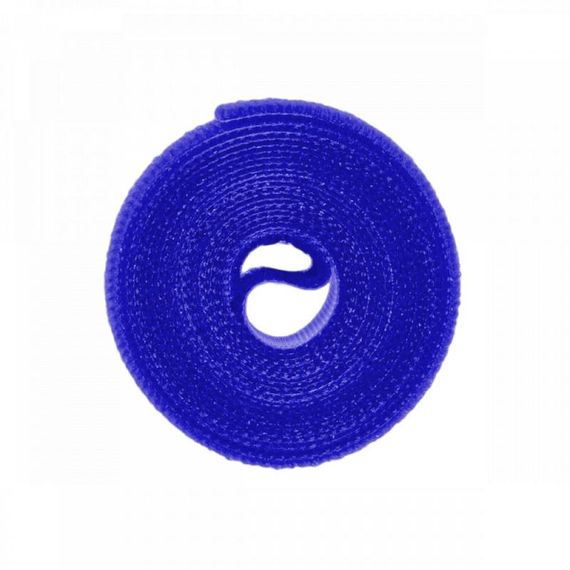 Багатофункціональна стрічка Bradas Т рулон на липучці, 12 мм х 2 м, синя (HLT1202/BL)