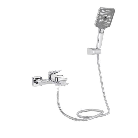 Смеситель для ванны Qtap Presto (c душевым гарнитуром) QTPRE259CRM45574 Chrome