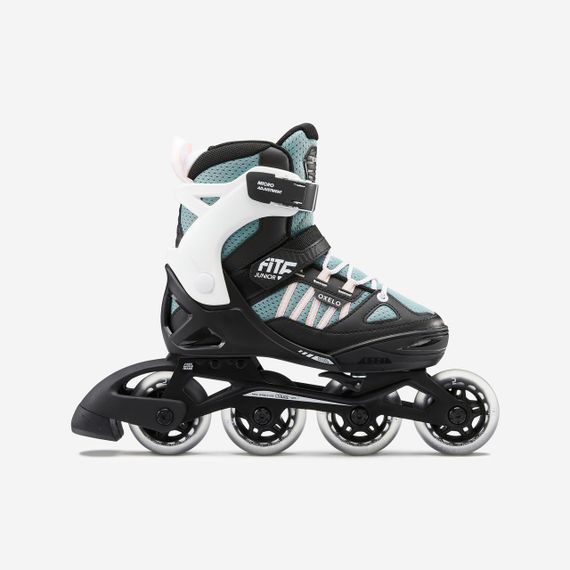 Kids' Inline Fitness Skates Fit 5 - Pink/Khaki - 32/35