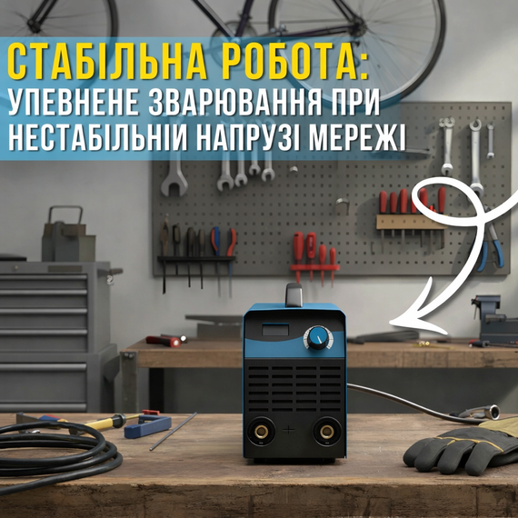 Инверторный сварочный аппарат с цифровым дисплеем Vollyx VOL-MM-300 220V | Зображення 4