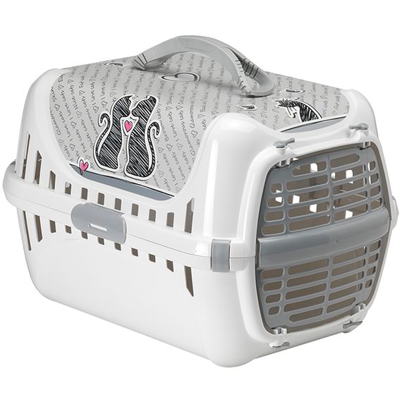 Переноска для собак та котів Moderna Trendy Runner, 50 см х 32 см х 35 см, біла