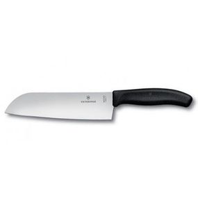 Кухонний ніж Victorinox SwissClassic сантоку 17 см, черный (6.8503.17B)