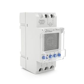Реле часу Sinotimer TM929AK, на DIN-рейку, LCD, програмований, змінна батарея, 16А, 230V, 87х65х36 мм