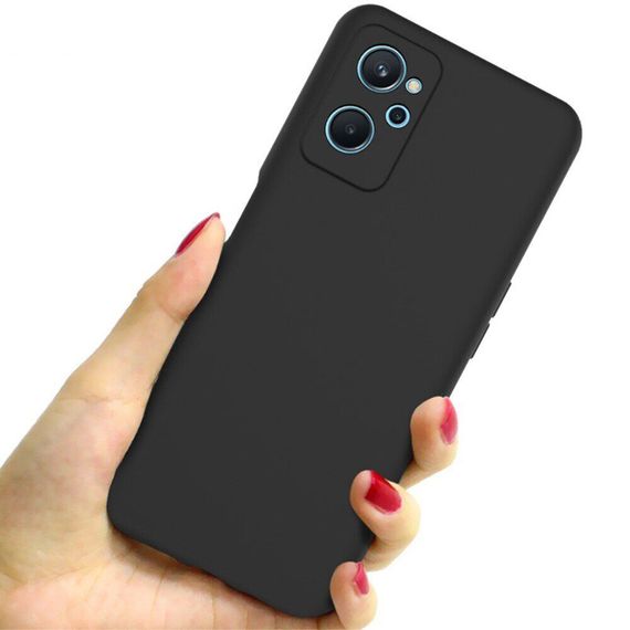 Чохол Candy Silicone для Oppo A76 / Realme 9i колір Чорний | Зображення 5
