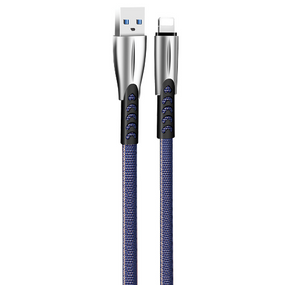 Кабель USB Lightning ColorWay CW-CBUL010-BL 2,4A 1м синій
