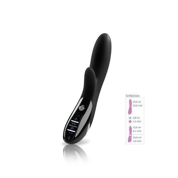 Вибратор-кролик с электростимуляцией Mystim Daring Danny eStim Black, миостимулятор sexstyle | Зображення 1