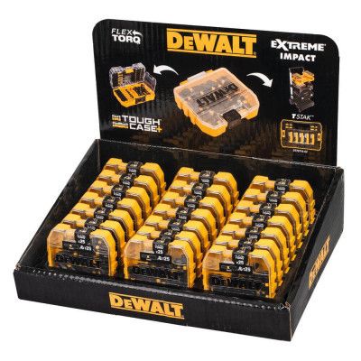 Набор бит DeWALT EXTREME FLEXTORQ, Torx, T25, L= 25 мм, 25 шт, TOUGH CASE (DT70558T) | Зображення 1