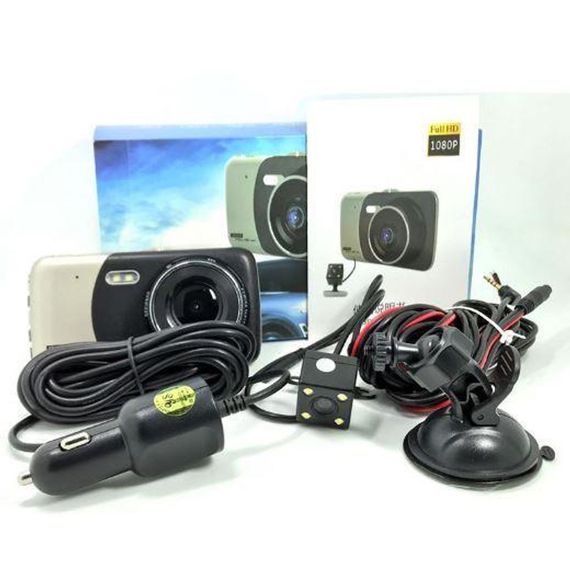 Видеорегистратор автомобильный MHZ DVR CT503 1080P с двумя камерами, Регистратор с камерой на машину | Зображення 6