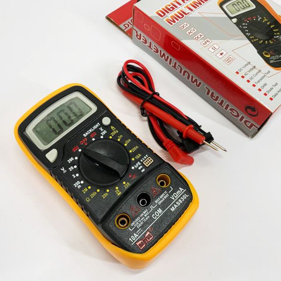 Мультиметр цифровий універсальний цифровий тестер HAOYUE MAS830L, Тестер напруги постійного струму CL-31 | Зображення 9