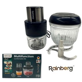 Кавомолка 500ml - подрібнювач 2.5ml RB-2309 2в1 800Вт